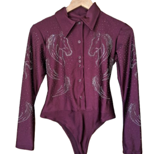 Body feminino com brilho