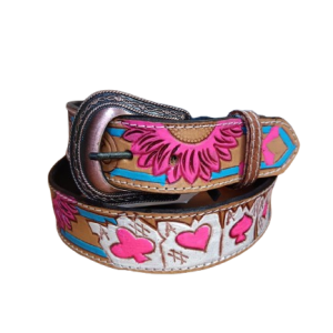 Cinto Feminino de Carta de Baralho