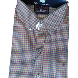 Camisa Xadrez Manga Curta Texas Farm