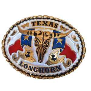 Fivela Texas Longhorn