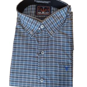 Camisa Xadrez Masculina Manga Curta