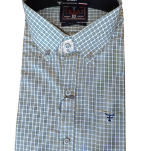 Camisa Xadrez Manga Curta